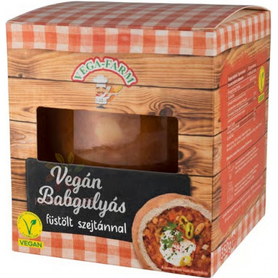 Obrázok pre Vega Farm Vegan Gulas de fasole cu seitan afumat (350g)