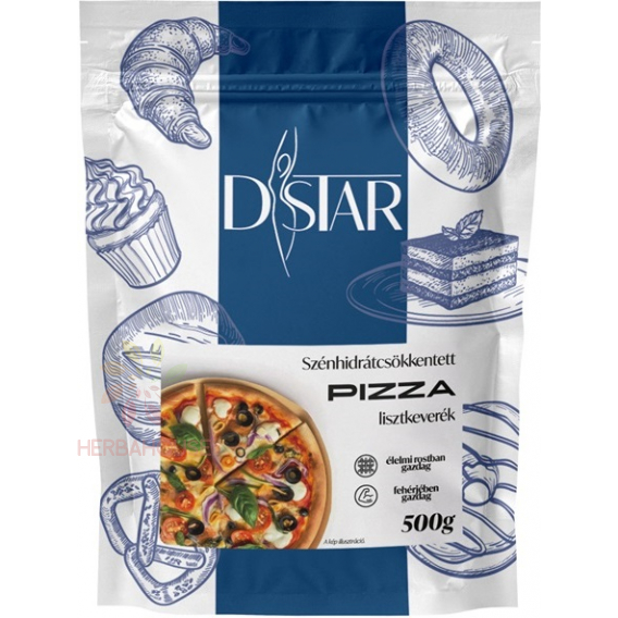 Obrázok pre D-Star Amestec de făină pentru pizza cu conținut redus de carbohidrați (500g)