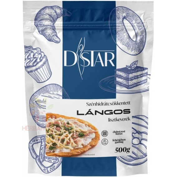 Obrázok pre D-Star Amestec de făină pentru prepararea lángosului cu conținut redus de carbohidrați (500g)