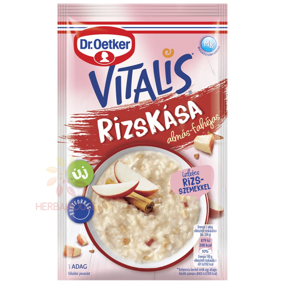 Obrázok pre Dr. Oetker Vitalis Terci de orez cu mere și scorțișoară (54g)