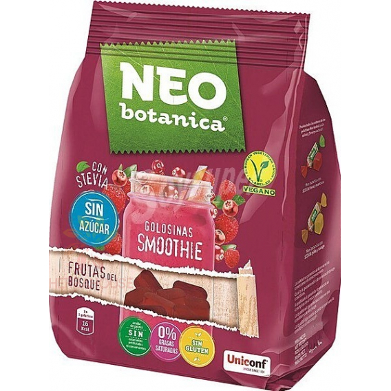 Obrázok pre Neo Botanica Bomboane din jeleu fără gluten cu aroma fructelor de pădure cu îndulcitori (72g)