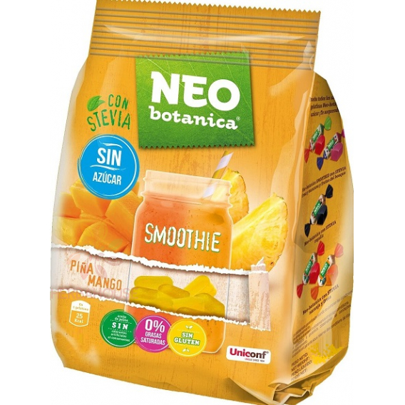 Obrázok pre Neo Botanica Bomboane de jeleu fără gluten cu aromă de ananas și mango cu îndulcitori (72g)