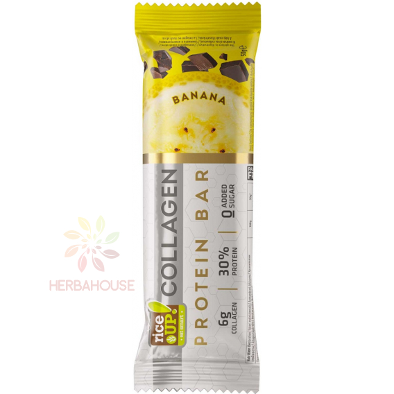 Obrázok pre Rice Up Baton de proteine ​​​​colagen banane (50g)