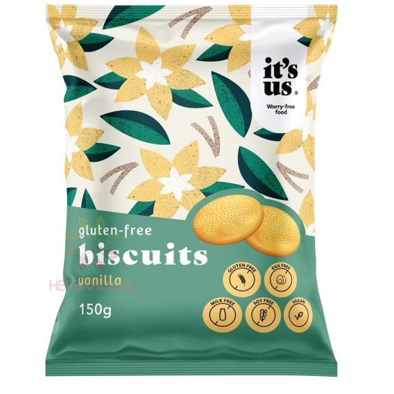 Obrázok pre It´s us Biscuiți fără gluten cu vanilie (150g)