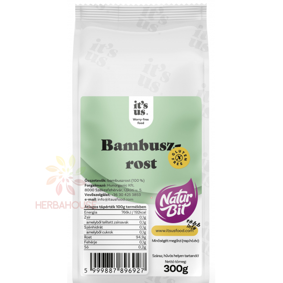 Obrázok pre It´s us Fibră de bambus fără gluten (300g)