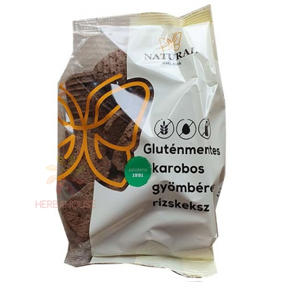 Obrázok pre Natural Biscuiți de orez fără gluten - roșcove și ghimbir (150g)