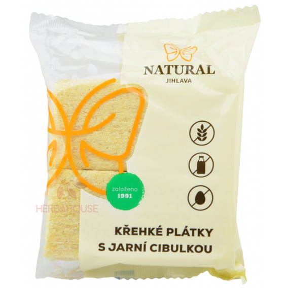 Obrázok pre Natural Sandvișuri extrudate fără gluten cu ceapă primăvară (75g)