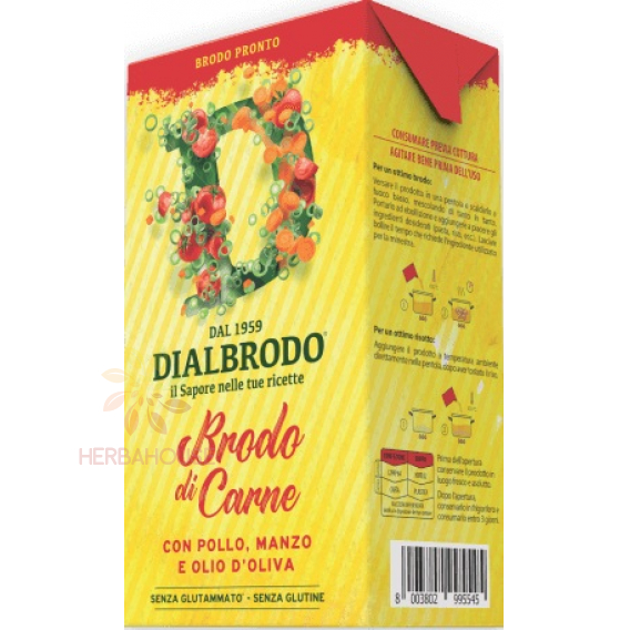 Obrázok pre Dialcos DialBrodo Bulion natural de carne fără gluten (1000ml)