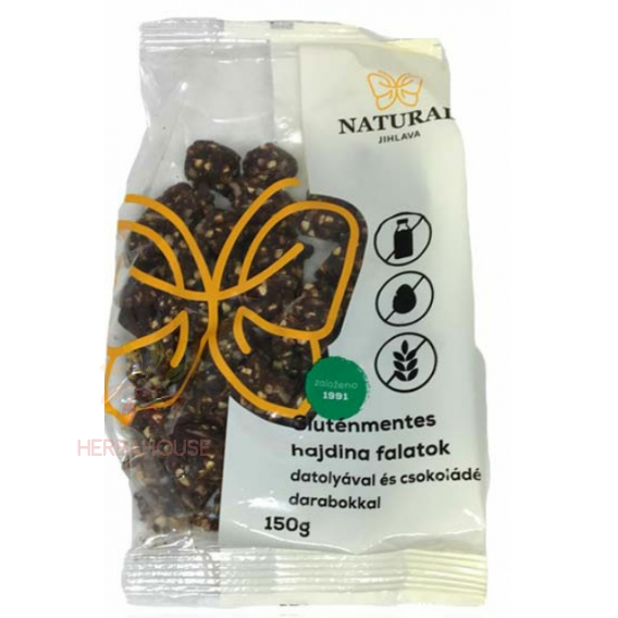 Obrázok pre Natural Bucăți de hrișcă fără gluten cu portocale (150g)