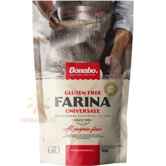 Obrázok pre Bonabo Universale Amestec de făină fără gluten (1000g)