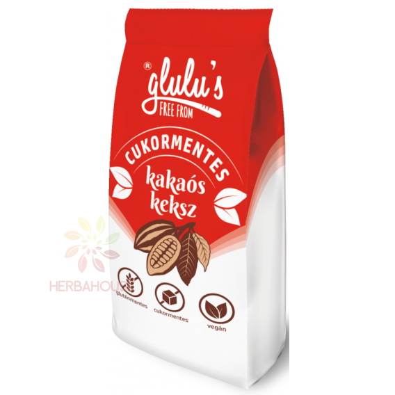 Obrázok pre Glulu's FreeFrom Vegan Biscuiți de ciocolată fără gluten cu îndulcitor (70g)