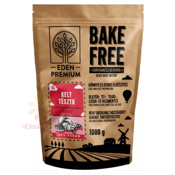 Obrázok pre Éden Prémium Vegan Amestec de făină fără gluten pentru aluat (1000g)