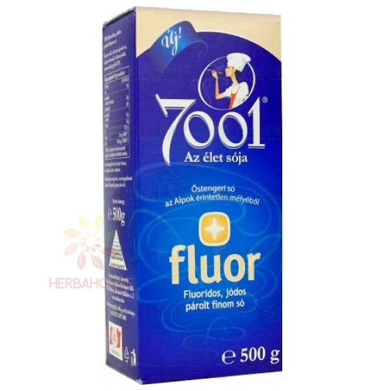 Obrázok pre 7001 Sare de mare fină fluorurată și iodată (500g)