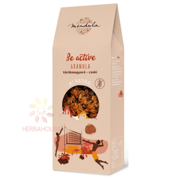 Obrázok pre Mendula Be Active Granola fără gluten - alune și ciocolată (250g)