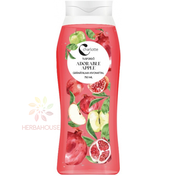 Obrázok pre Charlotte Adorable Apple Gel de duș cu extract de rodie (750ml)