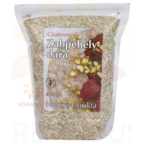 Obrázok pre Nature Cookta Fulgi de ovăz fără gluten gris (400g)