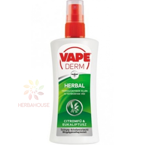 Obrázok pre Vape Derm Herbal Repelent pentru țânțari și căpușe, pompă (100ml)