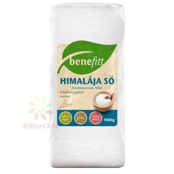Obrázok pre Benefitt Sare fină albă de Himalaya (1000g)