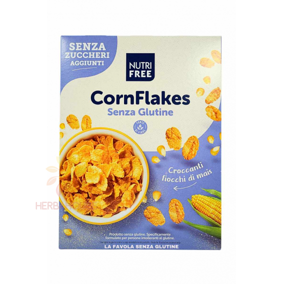 Obrázok pre Nutri Free Corn Flakes Fulgi de porumb fără gluten, fără zahăr (250g)