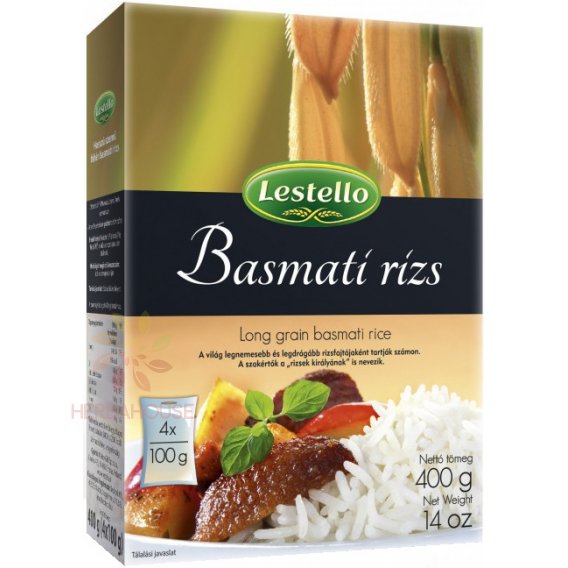 Obrázok pre Lestello Orez basmati în pungi de gătit 400g (4 x 100g)
