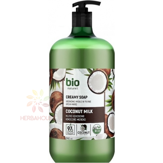 Obrázok pre Bio Naturell Săpun cremă lichid cu pompă Lapte de cocos (946ml)