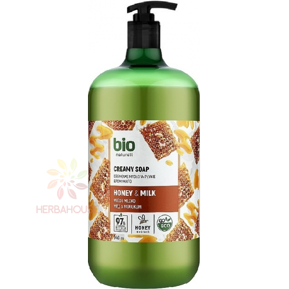 Obrázok pre Bio Naturell Săpun cremă lichid cu pompă Miere și lapte (946ml)