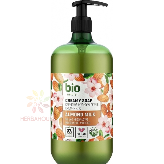 Obrázok pre Bio Naturell Săpun cremă lichid cu pompă Lapte de migdale (946ml)