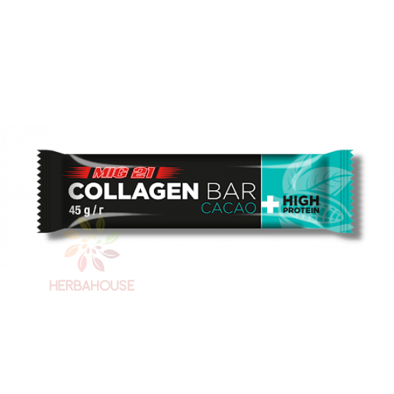 Obrázok pre MIG 21 Colagen-Protein Bar Protein, baton de colagen - cacao (45g)