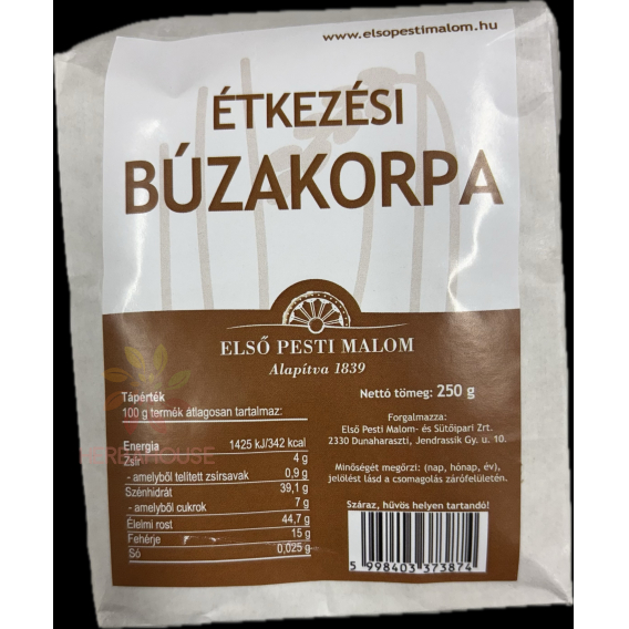 Obrázok pre Első Pesti Malom Tărâțe de grâu (250g)