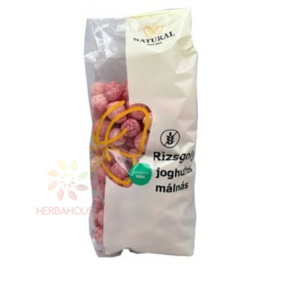 Obrázok pre Natural Crocante de orez fără gluten - iaurt și zmeură (150g)