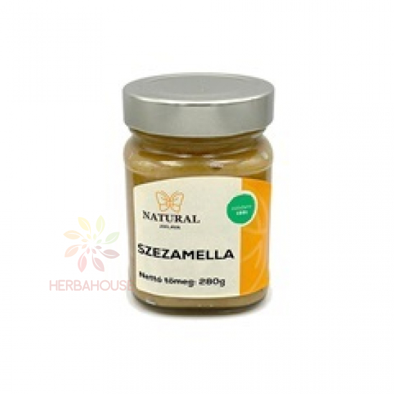 Obrázok pre Natural Sezamela Tahini Pastă de susan îndulcită cu sirop de orez (280g)
