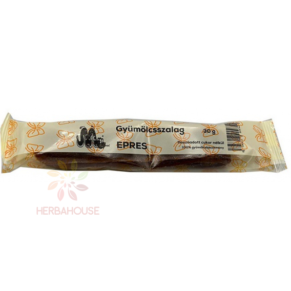 Obrázok pre Natural Piele de fructe fără adaos de zahăr - măr și căpșuni (30g)