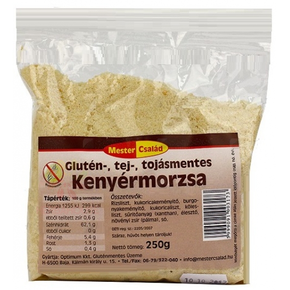 Obrázok pre Mester család Pesmet fără gluten (250g)