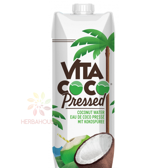 Obrázok pre Vita Coco Pressed Apă de nucă de cocos cu piure de nucă de cocos (330ml)