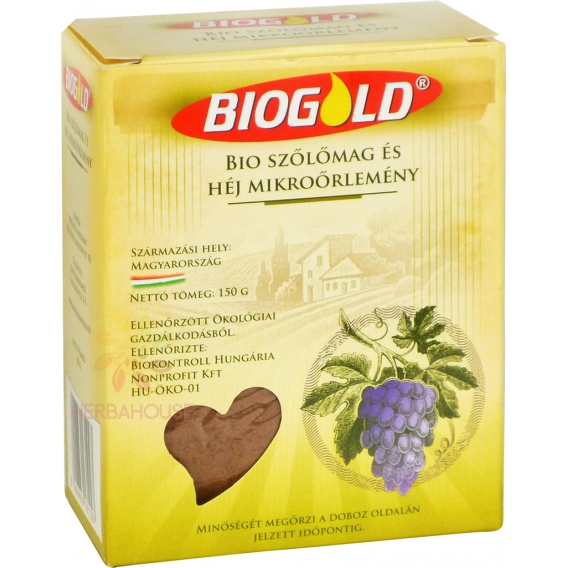 Obrázok pre Biogold Bio Făină din semințe de struguri (150g)