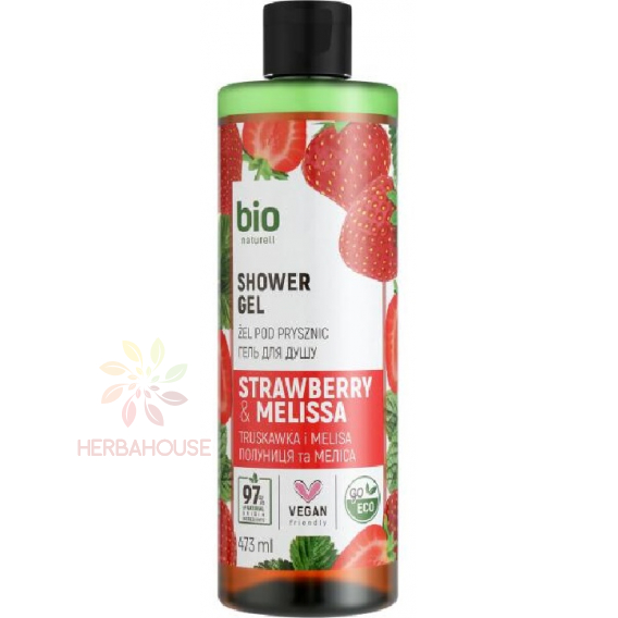 Obrázok pre Bio Naturell Gel de duș Strawberry & Melissa (473ml)