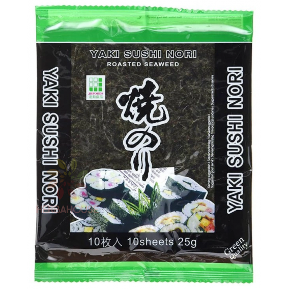 Obrázok pre JHfoods Yaki Sushi Nori alge prăjite (10buc)