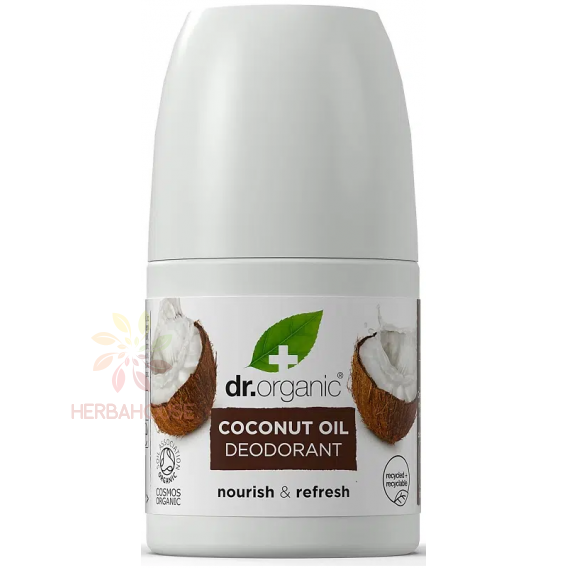 Obrázok pre Dr.Organic Deodorant natural cu ulei de cocos virgin fără săruri de aluminiu și alcool (50ml)
