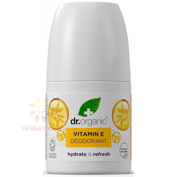 Obrázok pre Dr.Organic Deodorant natural cu vitamina E fără săruri de aluminiu și alcool (50ml)