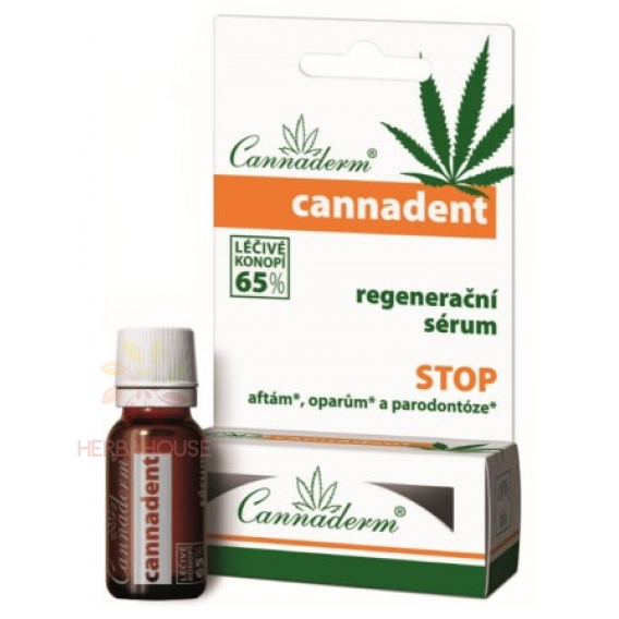 Obrázok pre Cannaderm Cannadent ser de regenerare pentru afte și herpes labial (5ml)