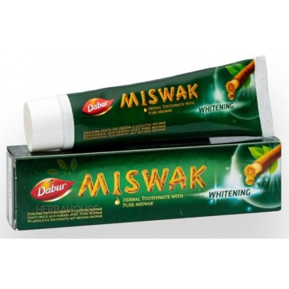 Obrázok pre Dabur Herbal Whitening pastă de dinți pe bază de plante cu miswax (100ml)