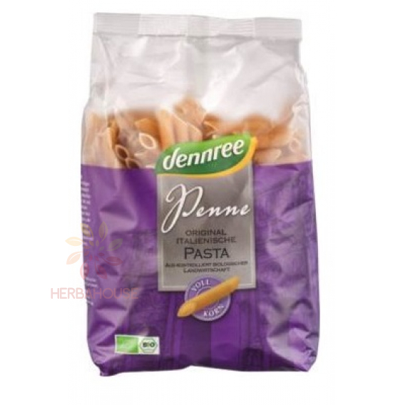 Obrázok pre Dennree Bio durum paste din cereale integrale - penne (500g)