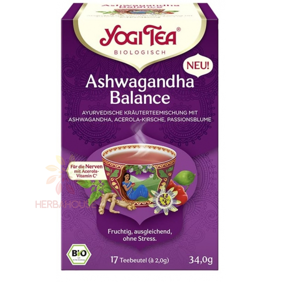 Obrázok pre Yogi Tea® Ceai Bio Ayurvedic Ashwagandha Balance (17buc)