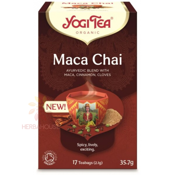 Obrázok pre Yogi Tea® Bio Ceai ayurvedic Maca Chai (17buc)