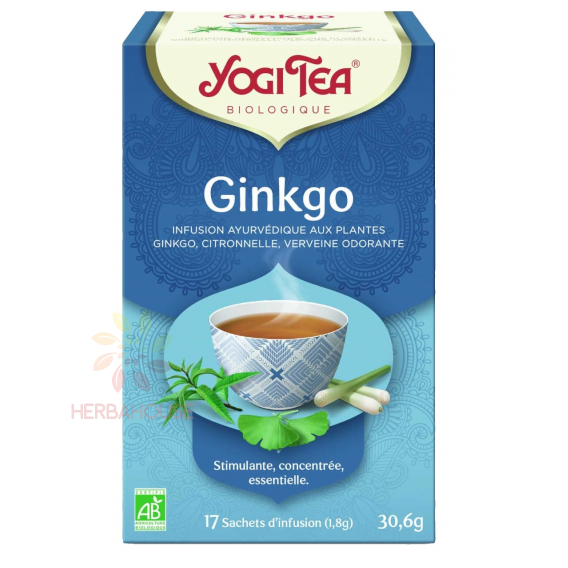 Obrázok pre Yogi Tea® Bio Ceai ayurvedic Ginkgo (17buc)