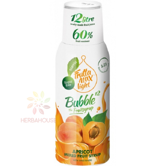 Obrázok pre Fruttamax Light sirop cu îndulcitor caise (500ml)