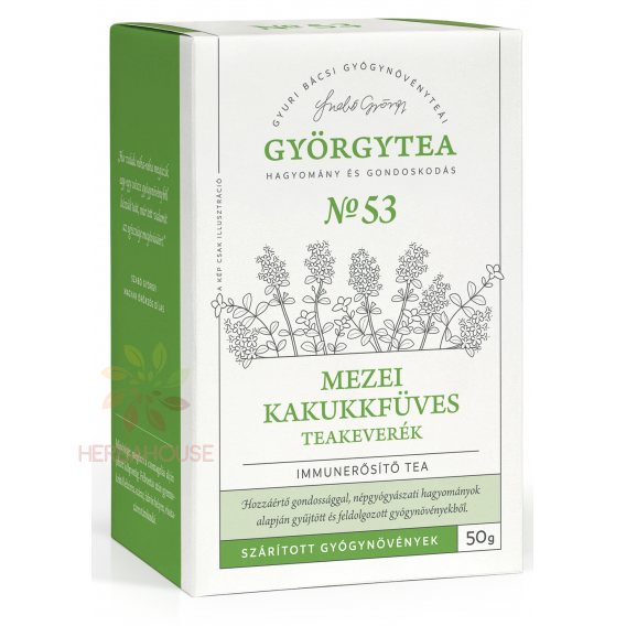 Obrázok pre Györgytea No53 Amestecul de ceai din cimbru de câmp - pentru întărirea imunității (50g)