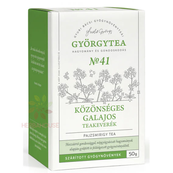 Obrázok pre Györgytea No41 Amestecul de ceai Galium mollugo - ceai pentru glanda tiroidă (50g)