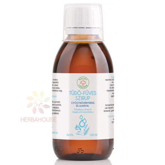Obrázok pre Bálint cseppek Sirop pulmonar din 8 plante medicinale cu suc de mere (150ml)