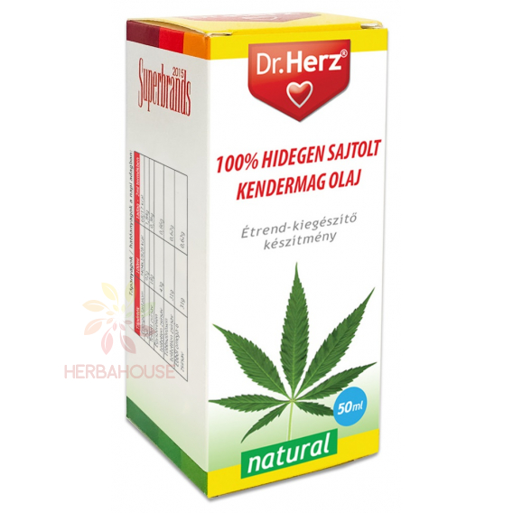 Obrázok pre Dr.Herz Ulei de cânepă presat la rece (50ml)